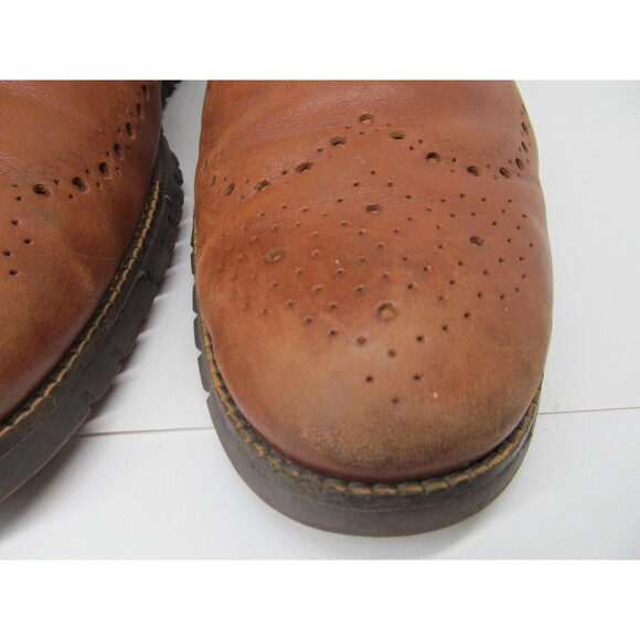 Cole Haan ZeroGrand Mens Brown Leather Wingtip Oxfords Size US 12 M - Picture 4 of 16